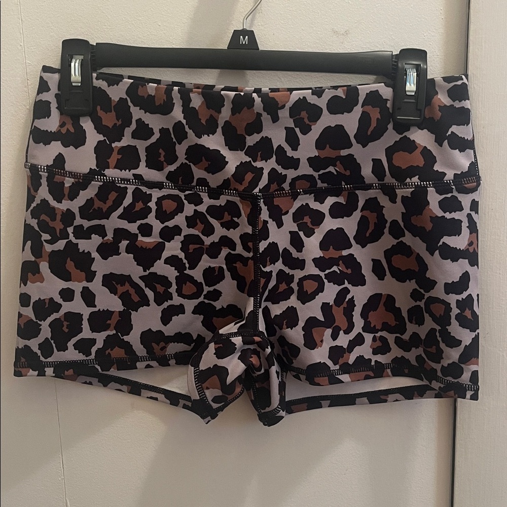 Leopard Print Booty Shorts